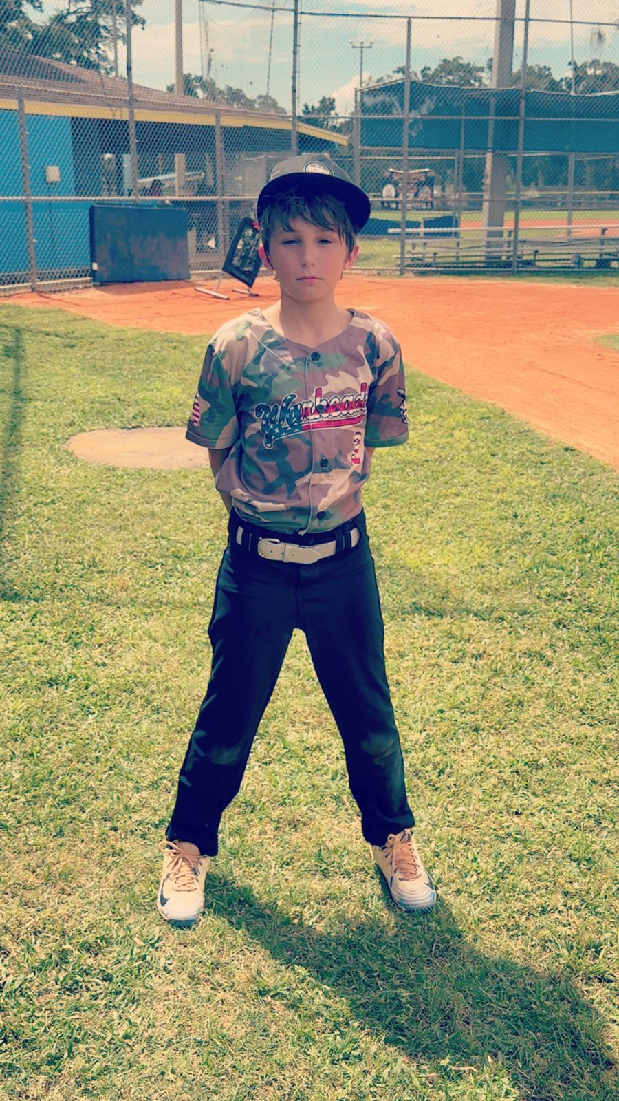Wildwood Warheads player on the field