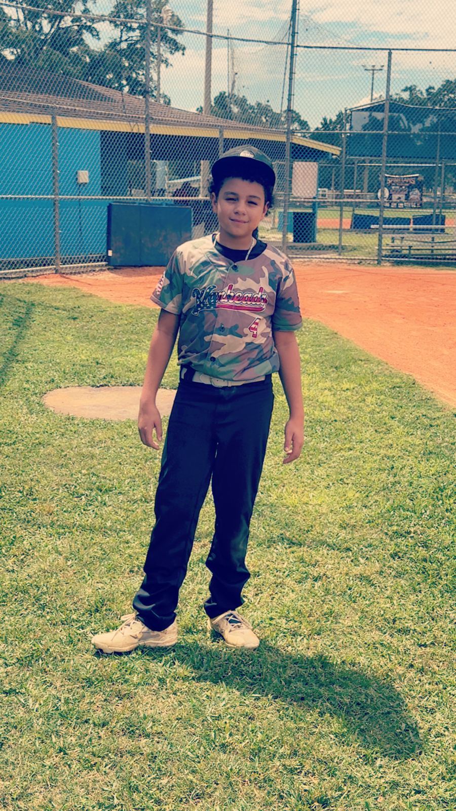 Wildwood Warheads player on the field