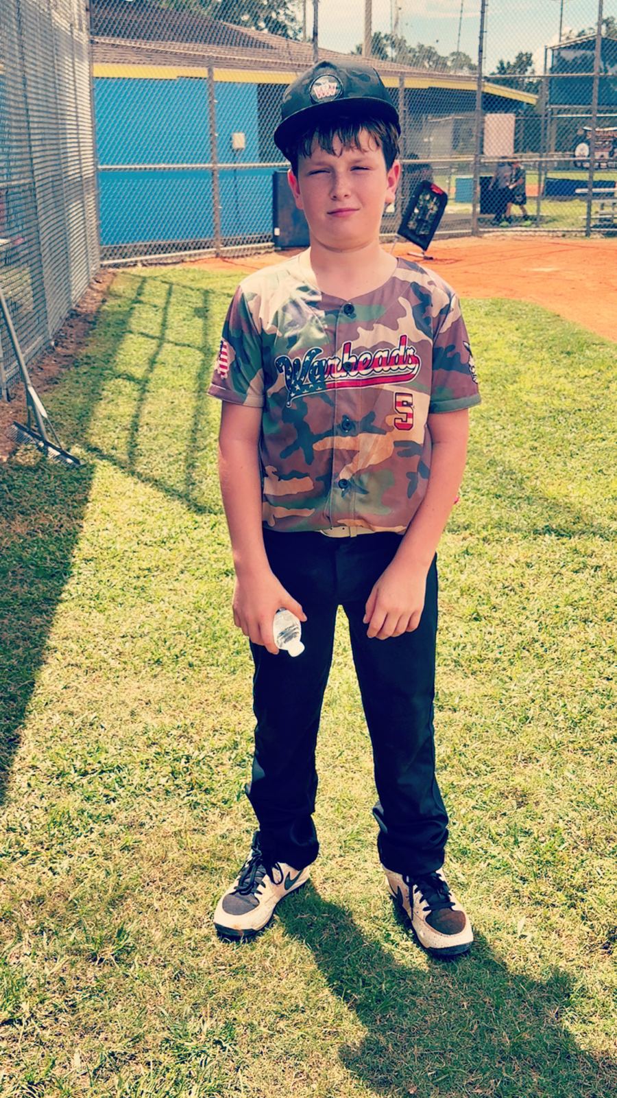 Wildwood Warheads player on the field